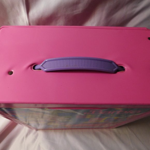 COPY - Barbie Doll Pink Carrying Case Toy Trunk VINTAGE 1991 - Picture 2 of 15